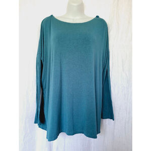 Women's Piko 1988 Teal Long Sleeve Shirt Size M super stretchy and soft